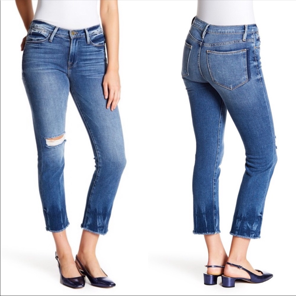 FRAME Le High Straight